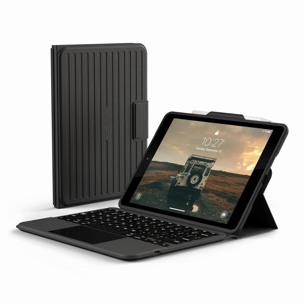 UAG iPad 10.2" 9th/8th/7th Gen Case with Detachable Keyboard Black/Ash English